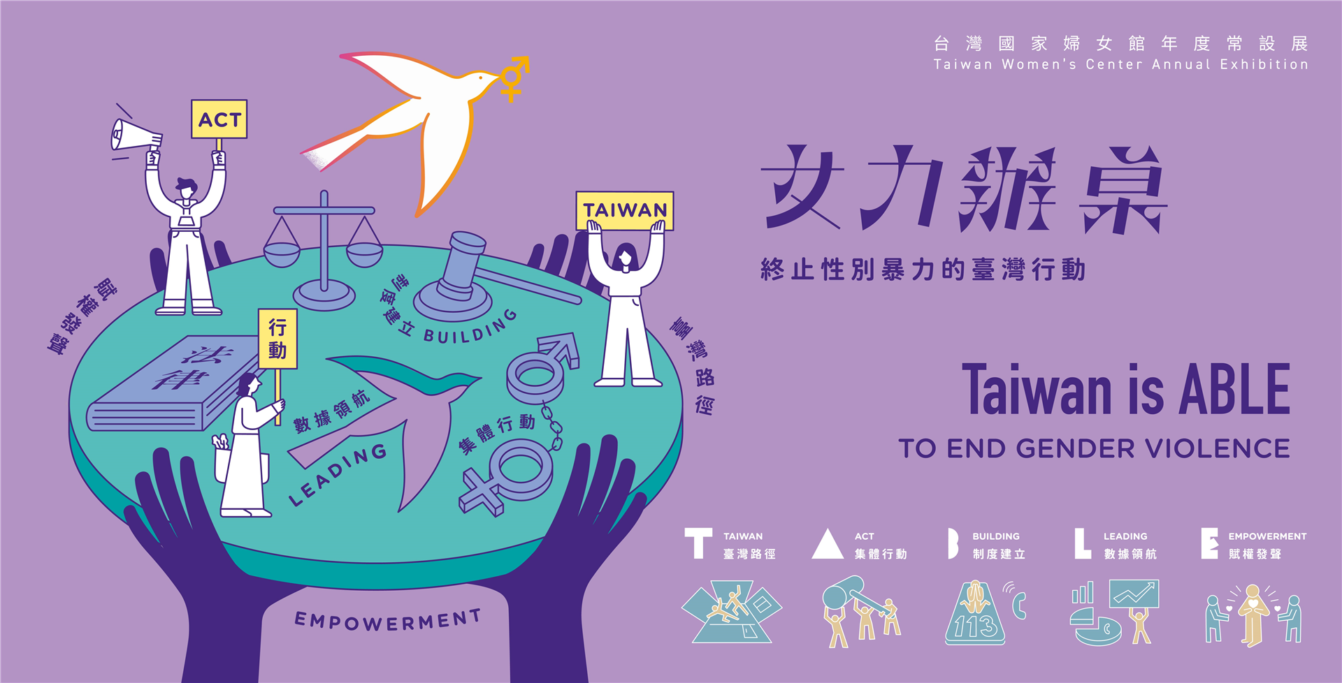 示意圖 : 女力辦桌：終止性別暴力的臺灣行動